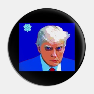 trump mugshot Pin