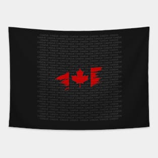 Canada Flag with CANZUK Wording Background Tapestry