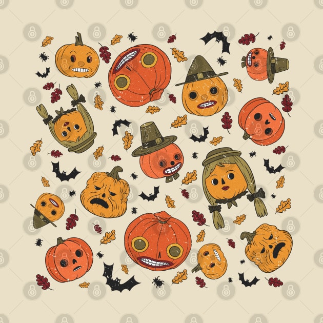 Over the Garden Wall Halloween Pattern by RetroPandora