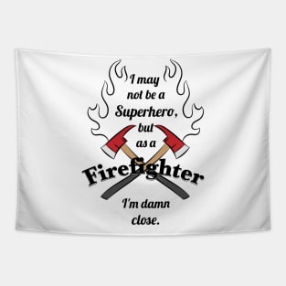 Super hero firefighter Tapestry