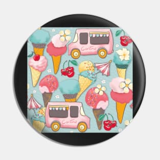 cortina ice cream truck Pin