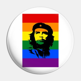 Che Guevara Pride Flag Pin