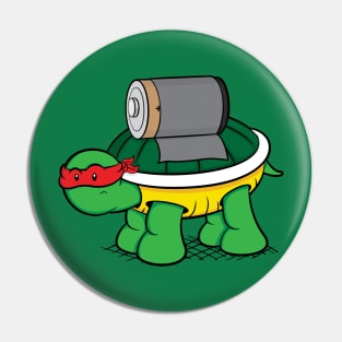 Turtle Power Raph Pin