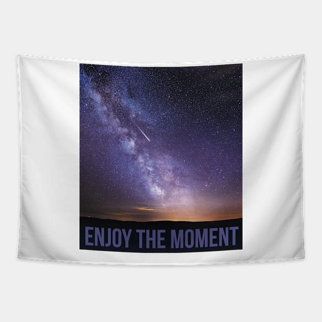 Enjoy the moment Tapestry by Catprint