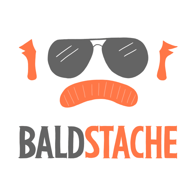 baldstache logo by baldstache 