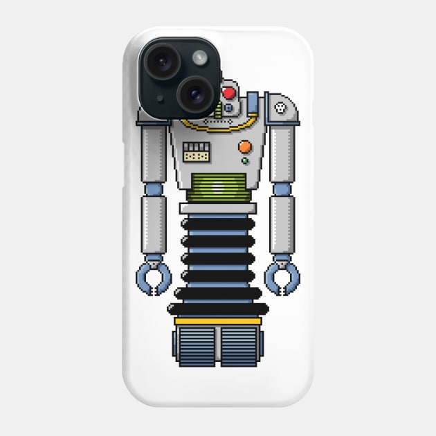 Pixel Robot 100 Phone Case by Vampireslug