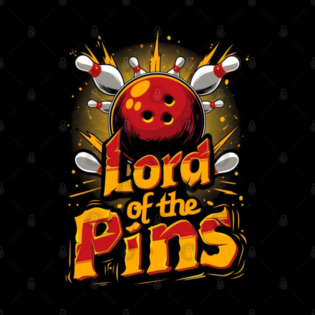 Lord of the Pins - Bowling - Funny by Fenay-Designs