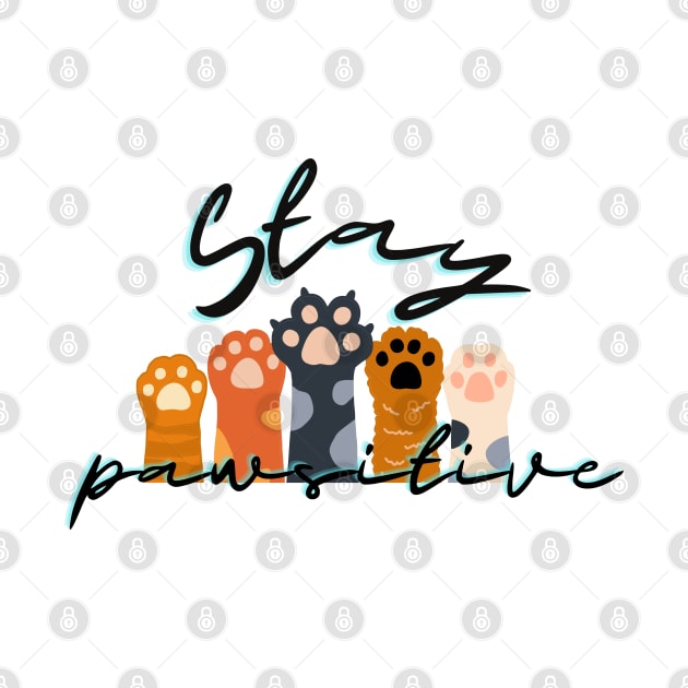 Stay pawsitive by softprintables