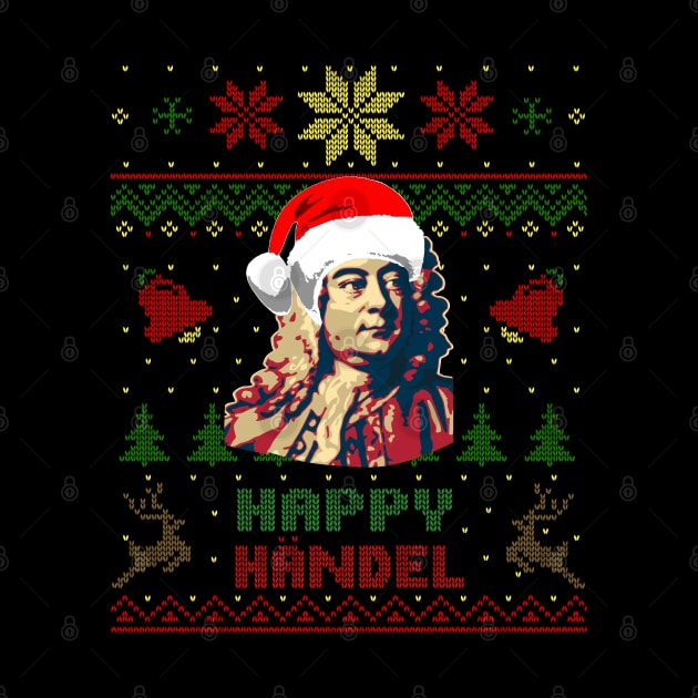 George Frideric Handel Funny Christmas by Nerd_art
