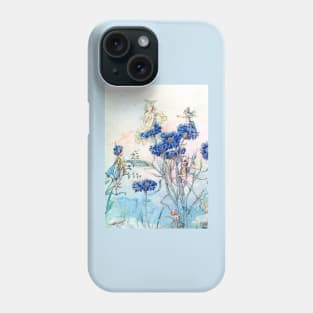 Cornflower Flower Fairies - Harold Gaze Phone Case