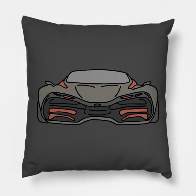 super luxury car Pillow by fokaction