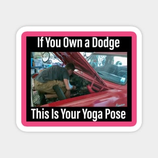 Dodge Yoga Magnet