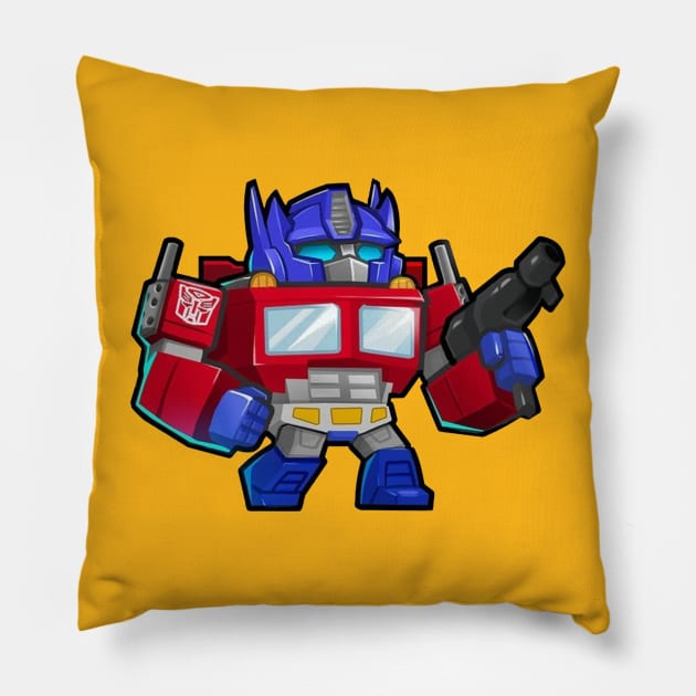 optimus prime Pillow by mprokolo corgi