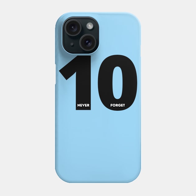 Diego Maradona 10 Phone Case by simple_words_designs