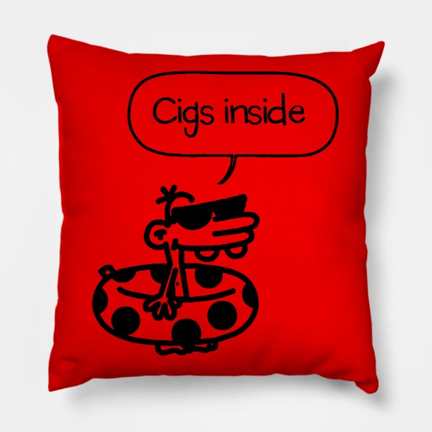 Cigs Inside Manny Pillow by natashawilona