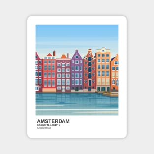 Amsterdam Canal Houses, The Netherlands Magnet