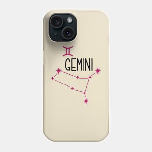 Astrology Star Sign, May June Birthday Gift, Zodiac Sign Gemini, Horoscope Astrological Phone Case