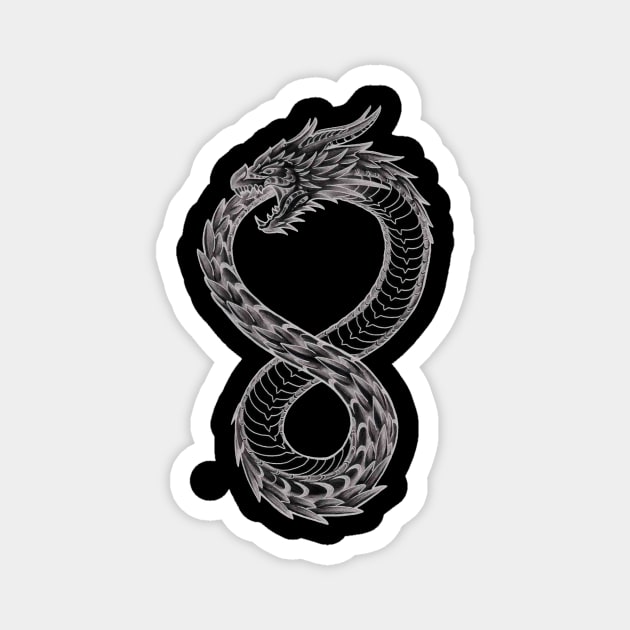 C000016397 - Ouroboros Takeshi Kovacs Tattoo Altered Carbon - Altered Carbon - Magnet