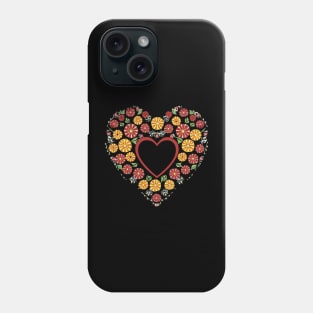 Floral Heart of Flowers Valentines Day Phone Case