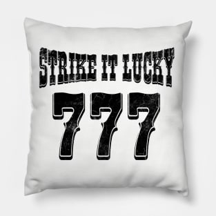 Strike It Lucky, Lucky Numbers, Lucky Game Day For Gamers Pillow