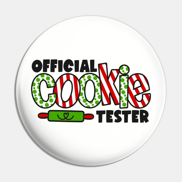 Official Cookie Tester Pin by WMKDesign