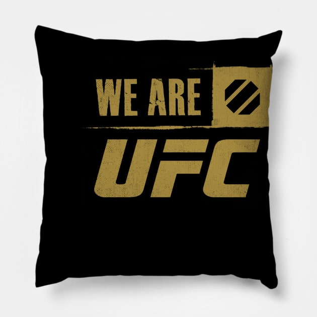 UFC We Are UFC Octagon Pillow by ganisfarhan