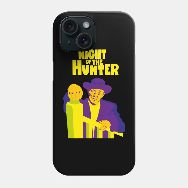 The Night of the Hunter: Captivating Robert Mitchum's Iconic Performance Phone Case by Boogosh