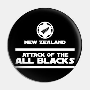 New Zealand Rugby - Attack Of The All Blacks Pin