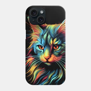 Neon Kitty #6 Phone Case