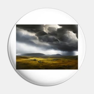 Stormy Clouds over the Highlands of Scotland Pin