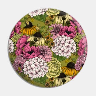 Garden florals Pin