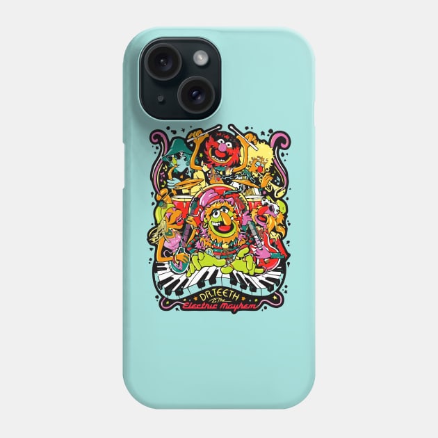 drteeth muppets full personel Phone Case by fooballmayfield