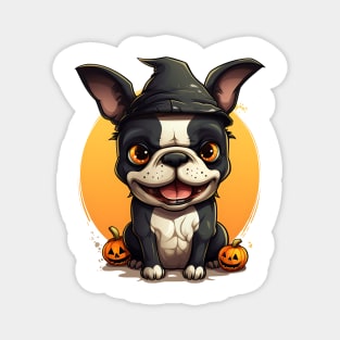 Halloween Boston Terrier Dog #1 Magnet