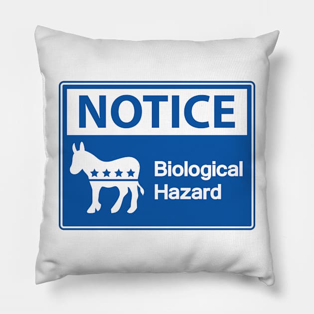 Bio Hazard Pillow by CanossaGraphics