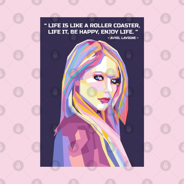 Quotes Avril lover Lavigne in WPAP by smd90