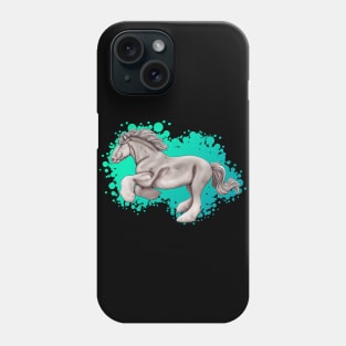 Shire Horse White Phone Case