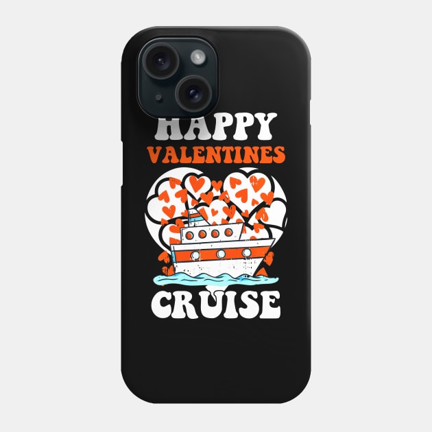 Happy Valentines Cruise Hearts Cool Cruising Vacation Love Phone Case by ReneeShitd