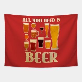 All You Need is Beer Tapestry