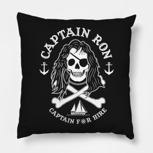 Captain Ron: Captain For Hire Pillow