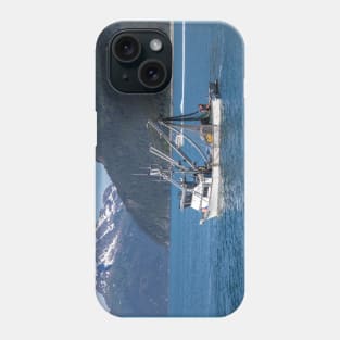 USA. Alaska. Fishing Boat Catching Fish. Phone Case