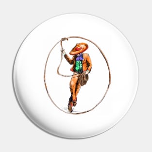 Charro Mexicano (Mexican Cowboy Horseman) Pin