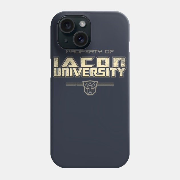 Property of Iacon University Phone Case by JWDesigns