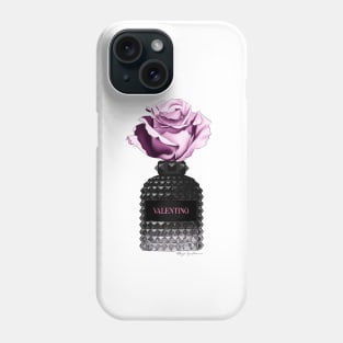 Black Perfume & Rose Phone Case