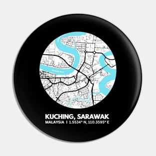 Kuching Sarawak Malaysia, Next Travel Destination Pin