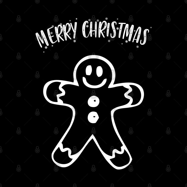 Merry Christmas Gingerbread Man by All About Nerds