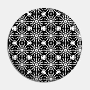 Black and white seamless pattern Pin