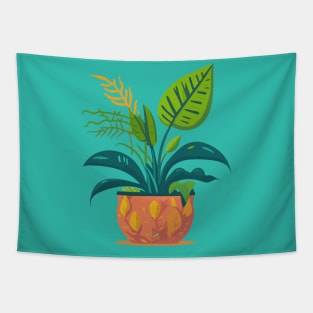 Cute Houseplant Tapestry