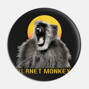 Planet Monkeys Apes Gorillas Wildlife XL Pin