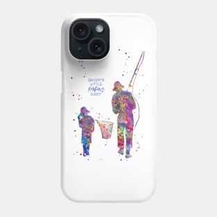 Father and son fishing Phone Case