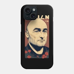 phil collins // vektor art design v10 Phone Case